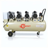 كمبروسر هواء صامت Perfect MY5004، 200 لتر، 4 رؤوس، قدرة 0.55/0.75×4، ضغط 8/115، تشغيل هادئ وموثوق - 2
