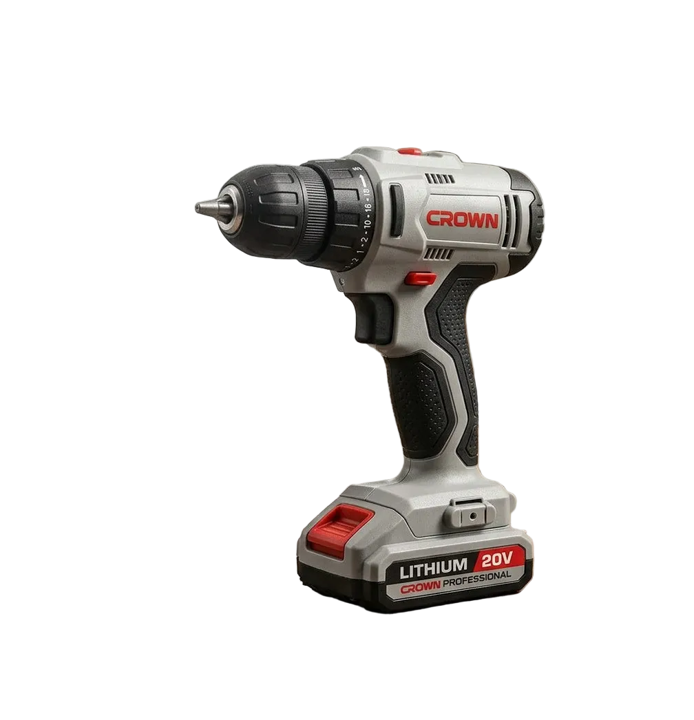 Crown, 14.4V Cordless Drill with 30 Nm Torque and Fast Charging