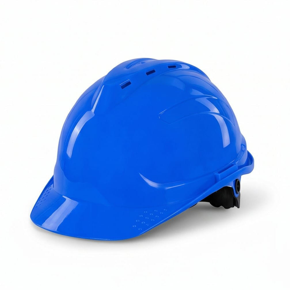 خوذة أمان جارية بلو (قابلة للتعديل 52-62 سم)، HDPE، تهوية وحماية عالية للصدمات - 2