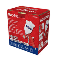 مسدس رش طلاء، WP512006، ضغط 50psi، فوهة 1.5 مم، كوب 600 مل، رش متساوٍ ودقيق