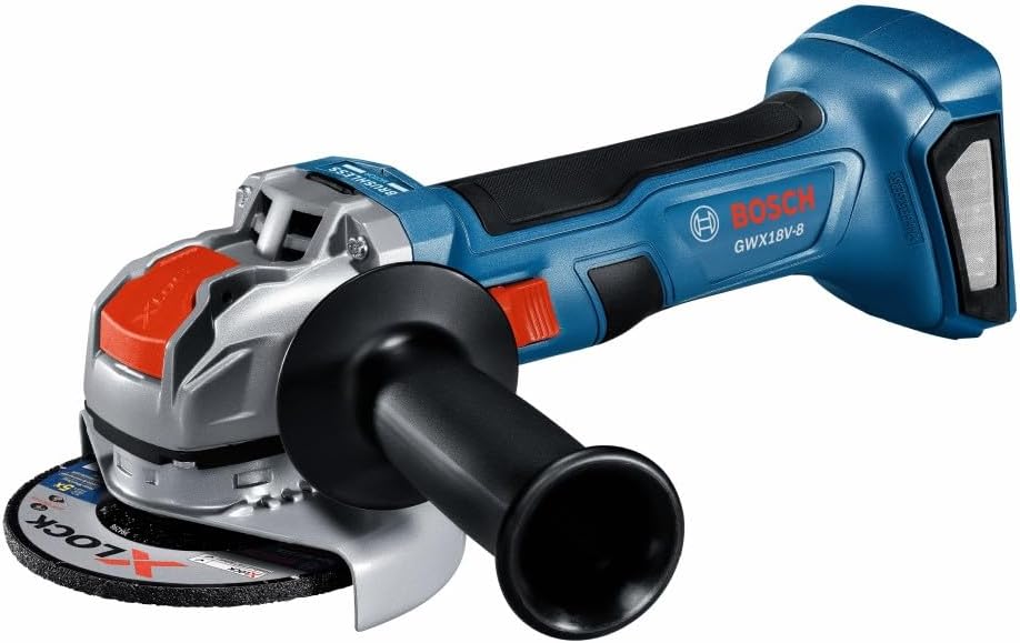 صاروخ بطارية Bosch Brushless GWS180LI 4.5، 18 فولت، 4 أمبير، أداء قطع وتنظيف قوي