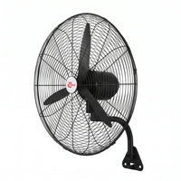 مروحة حائط Perfect HW30105، 30 بوصة، 350 واط، 110/220 فولت، تدفق هواء قوي للتبريد - 3
