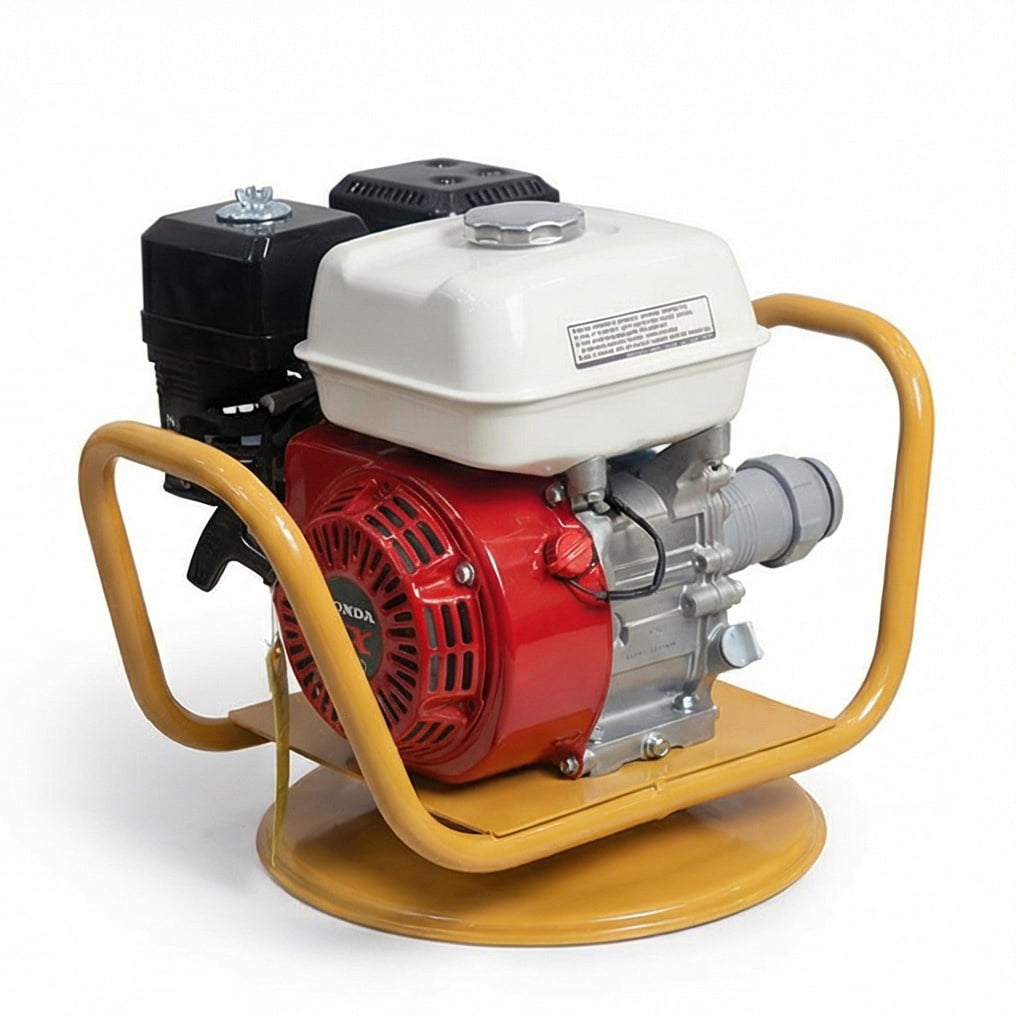 مكينة هزاز خرسانة (QMVDR-4)، محرك هوندا GX160، تبريد هوائي، تشغيل سحب، أداء ثابت للصب - 1