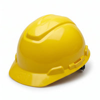 خوذة سلامة، موديل 3M Yellow، بلاستيك عالي التحمل HDPE/ABS، مقاس قابل للتعديل 52-62 سم، حماية عالية من الصدمات - 1