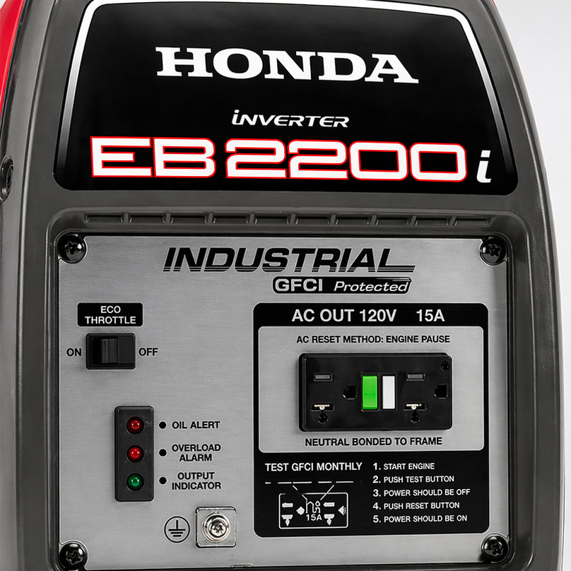 مولد بنزين EB2200SD، 1.8 ك.ف.أ، قدرة 1.6/1.8 كيلوواط، تشغيل 220 فولت، طاقة محمولة موثوقة - 5
