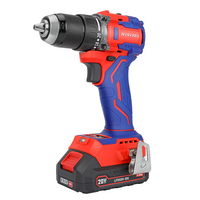 WorkPro, 20V 13mm Brushless Drill Set, 120Nm, 0-2000 RPM, Fast and Precise Drilling