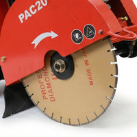 ماكينة قطع أسفلت 20 بوصة (PAC20)، محرك هوندا GX390، عمق قطع 180 مم، أداء ثابت للقطع العميق - 4