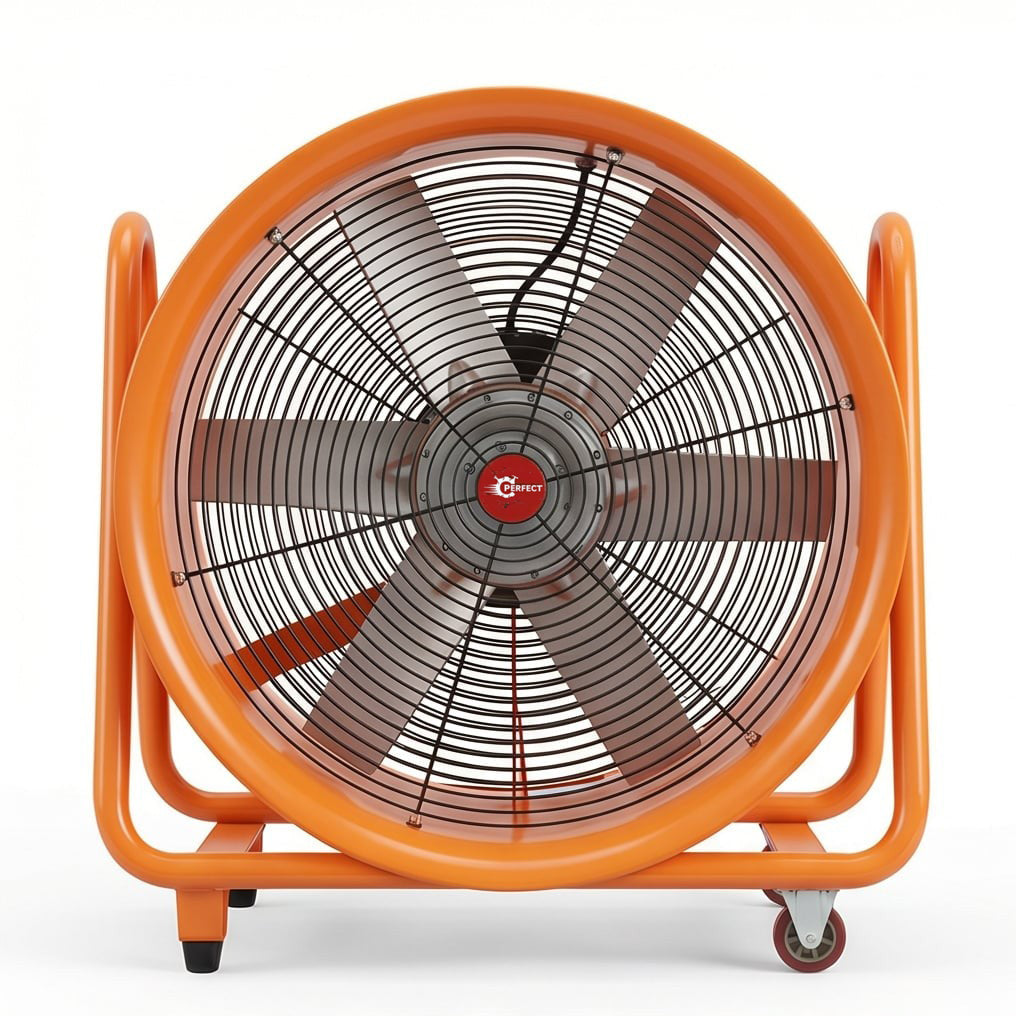 مروحة تهوية Perfect بدون خرطوم، 600 مم (24)، 380 فولت، 1650 واط، تدفق 13137 م³/ساعة، تهوية قوية - 3
