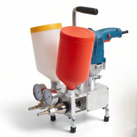 ماكينة حقن فوم الخرسانة Perfect Double، موديل HPI-9999D، 60 هرتز، 220 فولت، ضغط حتى 15000 PSI، أداء حقن قوي - 5