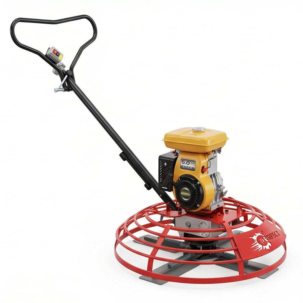 مفرمة/مالج خرسانة Power Trowel، موديل PT1D، قطر 1000 مم، سرعة 50-100 دورة/دقيقة، تشطيب ناعم - 2