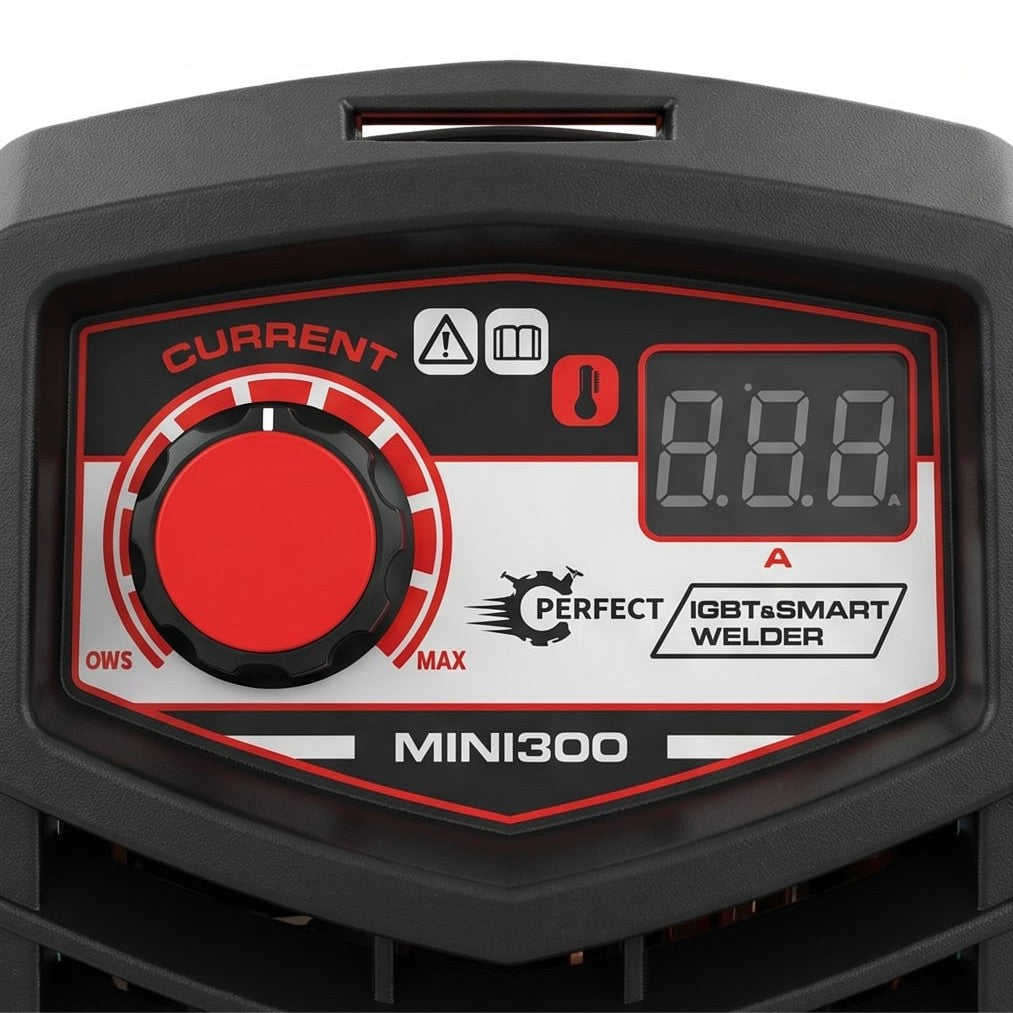Weld. Machine Perfect MINI300، ماكينة لحام MMA إنفرتر، 20–120 أمبير، 220 فولت، لحام ثابت - 4