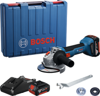Bosch, Cordless Angle Grinder, 18V, 11000 rpm, 100 mm Disc, Efficient Cutting and Grinding